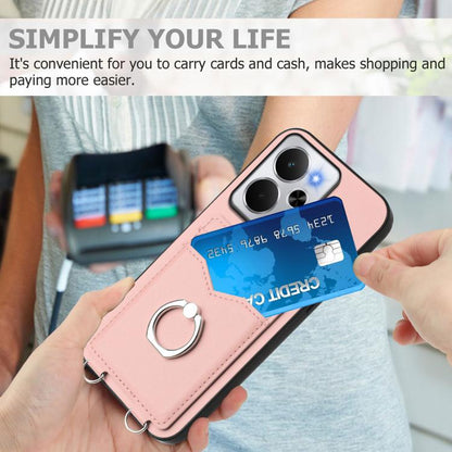 R20 Ring Card Holder Phone Case, For Realme 14, For Realme 14 Pro+, For Realme 14 Pro, For Realme GT Neo6 SE, For Realme GT Neo6 / GT 6T 5G, For Realme 12 Pro / 12 Pro+, For Realme P1 Pro 5G, For Realme Narzo 70 Pro 5G                                  ...
