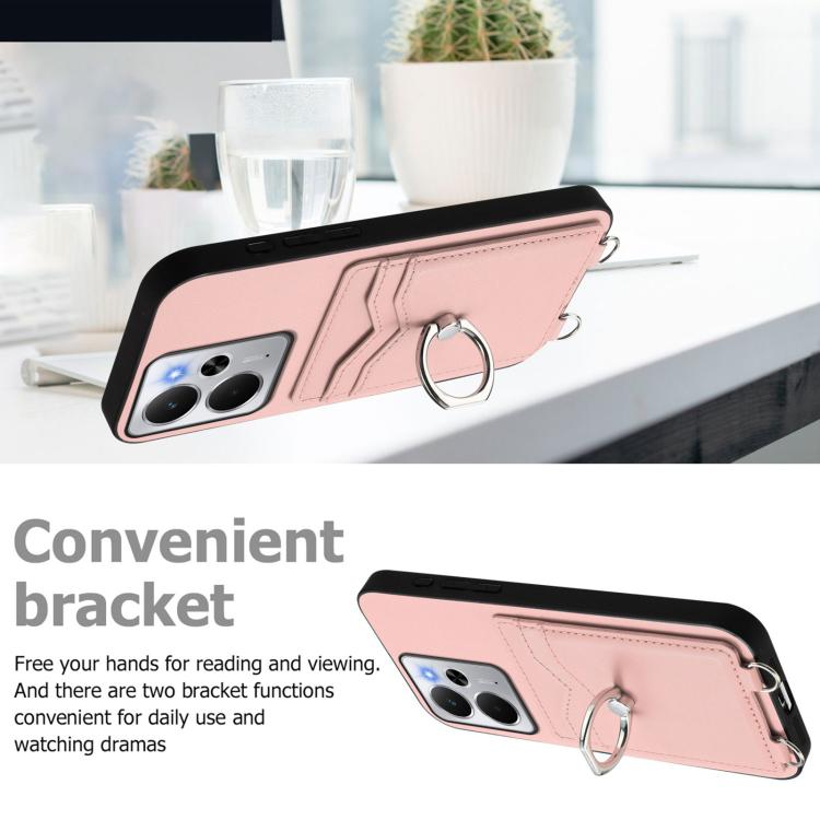 R20 Ring Card Holder Phone Case, For Realme 14, For Realme 14 Pro+, For Realme 14 Pro, For Realme GT Neo6 SE, For Realme GT Neo6 / GT 6T 5G, For Realme 12 Pro / 12 Pro+, For Realme P1 Pro 5G, For Realme Narzo 70 Pro 5G                                  ...