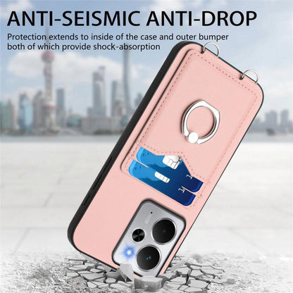 R20 Ring Card Holder Phone Case, For Realme 14, For Realme 14 Pro+, For Realme 14 Pro, For Realme GT Neo6 SE, For Realme GT Neo6 / GT 6T 5G, For Realme 12 Pro / 12 Pro+, For Realme P1 Pro 5G, For Realme Narzo 70 Pro 5G                                  ...