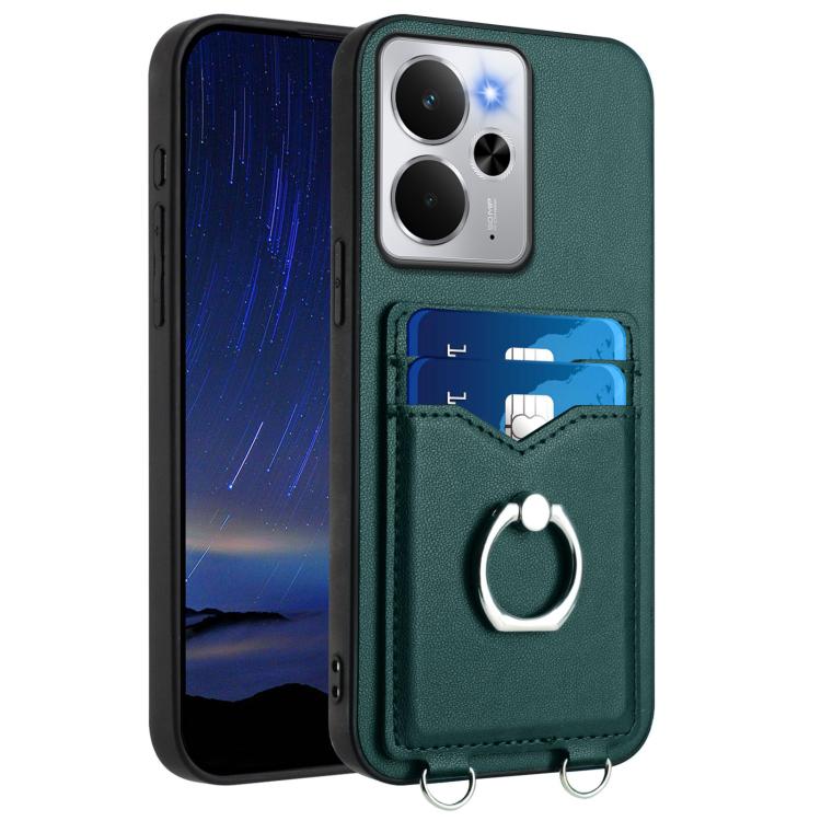 R20 Ring Card Holder Phone Case, For Realme 14, For Realme 14 Pro+, For Realme 14 Pro, For Realme GT Neo6 SE, For Realme GT Neo6 / GT 6T 5G, For Realme 12 Pro / 12 Pro+, For Realme P1 Pro 5G, For Realme Narzo 70 Pro 5G                                  ...