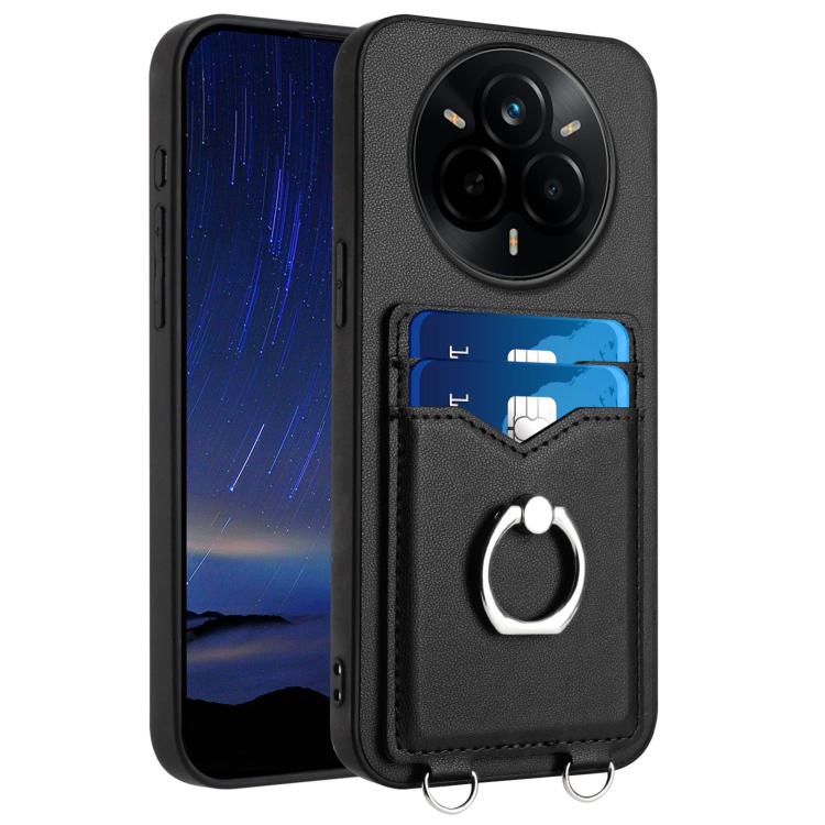 R20 Ring Card Holder Phone Case, For Realme 14, For Realme 14 Pro+, For Realme 14 Pro, For Realme GT Neo6 SE, For Realme GT Neo6 / GT 6T 5G, For Realme 12 Pro / 12 Pro+, For Realme P1 Pro 5G, For Realme Narzo 70 Pro 5G                                  ...