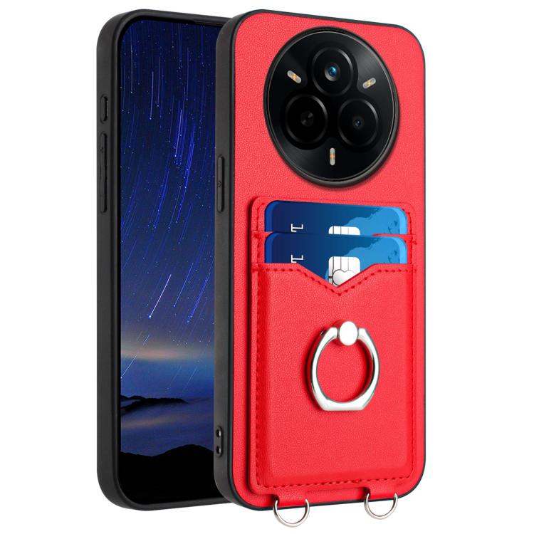 R20 Ring Card Holder Phone Case, For Realme 14, For Realme 14 Pro+, For Realme 14 Pro, For Realme GT Neo6 SE, For Realme GT Neo6 / GT 6T 5G, For Realme 12 Pro / 12 Pro+, For Realme P1 Pro 5G, For Realme Narzo 70 Pro 5G                                  ...