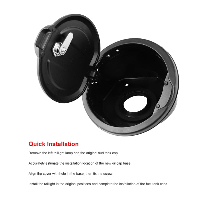 Car Modified Aluminum Alloy Oil Cap Engine Tank Cover for Jeep Wrangler JL JLU 2018-2019, For Jeep Wrangler JL