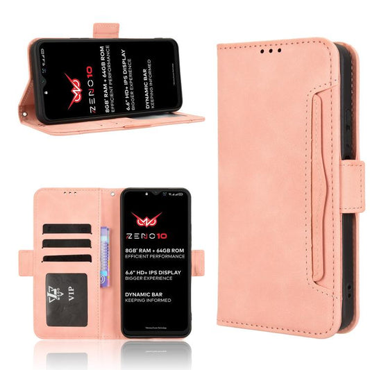 Skin Feel Calf Texture Card Slots Leather Phone Case, For itel Zeno 10, For itel A95 5G, For itel A90 4G, For itel City 100 4G, For itel Power 70, For itel S25 Ultra 4G, For itel S25 4G, For itel A80 4G, For itel P65 4G, For itel A50C, For itel A50����...