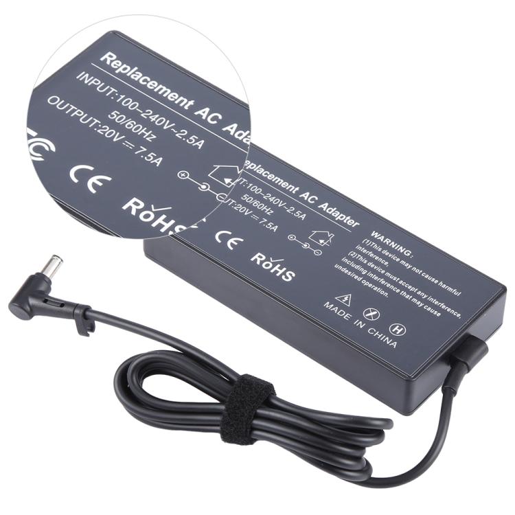 150W 20V 7.5A Laptop Notebook Power Adapter For Asus 6.0 x 3.7mm