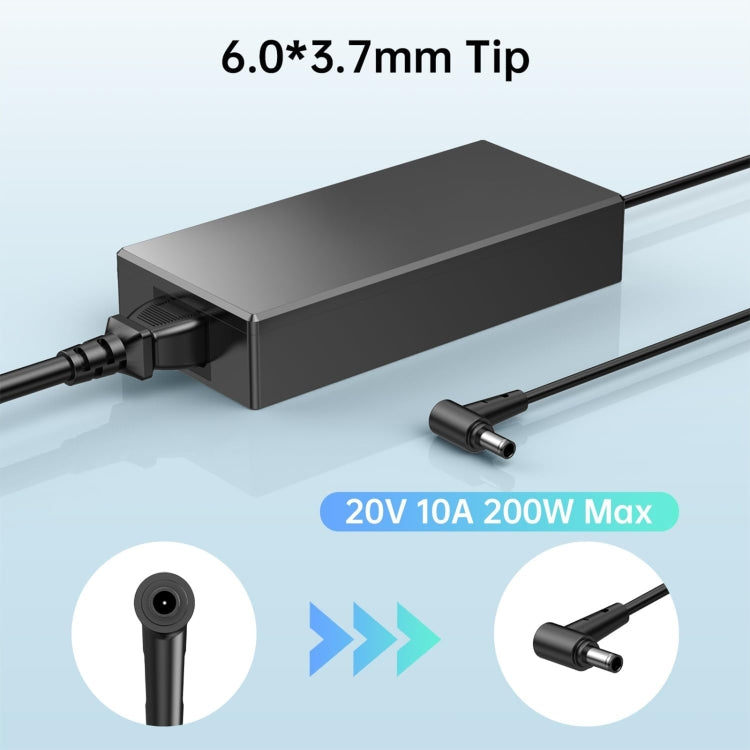 200W 20V 10A Laptop Notebook Power Adapter For Asus 6.0 x 3.7mm, EU Plug, US Plug, UK Plug, AU Plug
