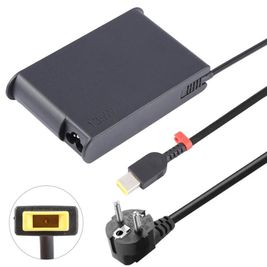 135W 20V 6.75A Laptop Notebook Power Adapter with Big Square USB Port For Lenovo Thinkpad / ThinkBook / Xiaoxin
