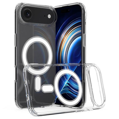 MagSafe Clear Acrylic PC Hybrid TPU Phone Case, For iPhone 17 Pro Max, For iPhone 17 Pro Max C-type, For iPhone 17 Pro, For iPhone 17 Pro C-type, For iPhone 17, For iPhone Air, For iPhone 16 Pro Max, For iPhone 16 Pro, For iPhone 16 Plus, For iPhone 16