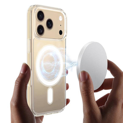 MagSafe Clear Acrylic PC Hybrid TPU Phone Case, For iPhone 17 Pro Max, For iPhone 17 Pro Max C-type, For iPhone 17 Pro, For iPhone 17 Pro C-type, For iPhone 17, For iPhone Air, For iPhone 16 Pro Max, For iPhone 16 Pro, For iPhone 16 Plus, For iPhone 16