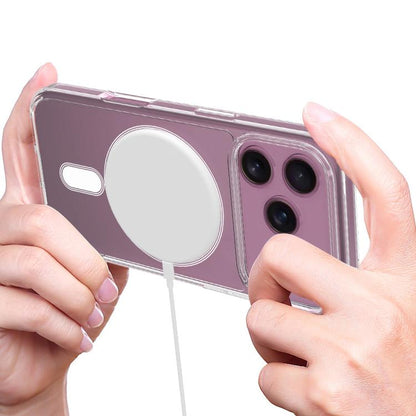 MagSafe Clear Acrylic PC Hybrid TPU Phone Case, For iPhone 17 Pro Max, For iPhone 17 Pro Max C-type, For iPhone 17 Pro, For iPhone 17 Pro C-type, For iPhone 17, For iPhone Air, For iPhone 16 Pro Max, For iPhone 16 Pro, For iPhone 16 Plus, For iPhone 16