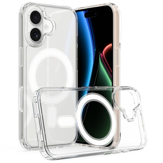 MagSafe klare Acryl-PC-Hybrid-TPU-Handyhülle, für iPhone 17 Pro Max, für iPhone 17 Pro Max C-Typ, für iPhone 17 Pro, für iPhone 17 Pro C-Typ, für iPhone 17, für iPhone Air, für iPhone 16 Pro Max, für iPhone 16 Pro, für iPhone 16 Plus, für iPhone 16