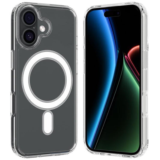 MagSafe klare Acryl-PC-Hybrid-TPU-Handyhülle, für iPhone 17 Pro Max, für iPhone 17 Pro Max C-Typ, für iPhone 17 Pro, für iPhone 17 Pro C-Typ, für iPhone 17, für iPhone Air, für iPhone 16 Pro Max, für iPhone 16 Pro, für iPhone 16 Plus, für iPhone 16
