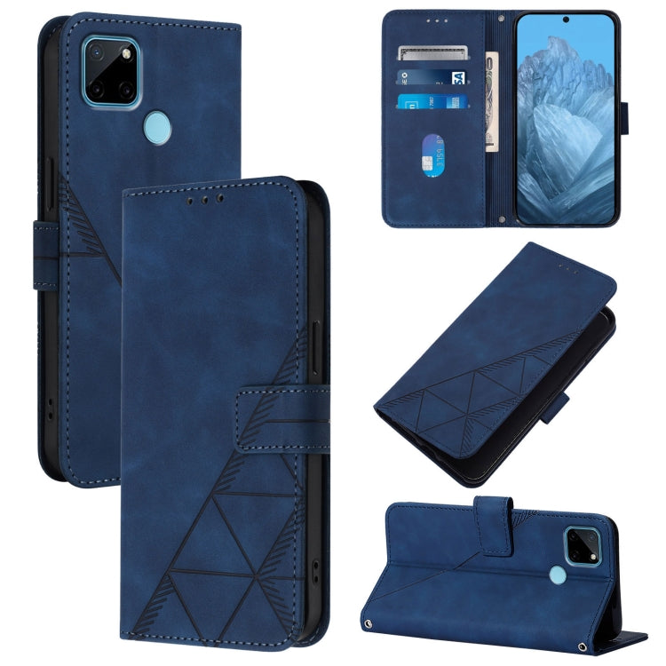 Crossbody 3D Embossed Flip Leather Phone Case, For Realme 14 Pro+, For Realme 14 Pro, For Realme GT7 Pro 5G, For Realme 13 Pro / 13 Pro+ 5G, For Realme GT 6 5G Global, For Realme GT 6T 5G Global, For Realme C21Y, For Realme C17 / 7i
