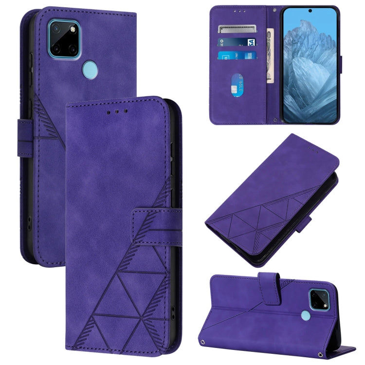 Crossbody 3D Embossed Flip Leather Phone Case, For Realme 14 Pro+, For Realme 14 Pro, For Realme GT7 Pro 5G, For Realme 13 Pro / 13 Pro+ 5G, For Realme GT 6 5G Global, For Realme GT 6T 5G Global, For Realme C21Y, For Realme C17 / 7i