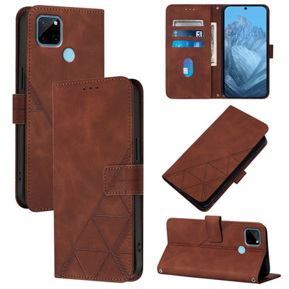 Crossbody 3D Embossed Flip Leather Phone Case, For Realme 14 Pro+, For Realme 14 Pro, For Realme GT7 Pro 5G, For Realme 13 Pro / 13 Pro+ 5G, For Realme GT 6 5G Global, For Realme GT 6T 5G Global, For Realme C21Y, For Realme C17 / 7i