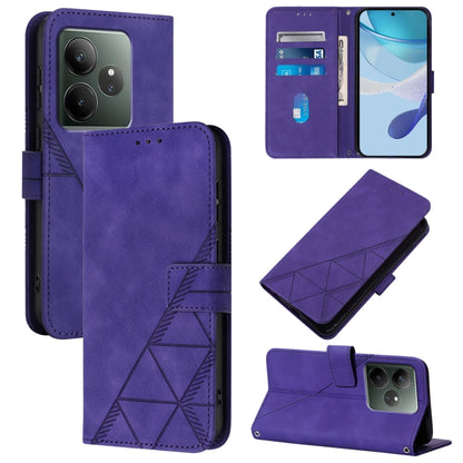 Crossbody 3D Embossed Flip Leather Phone Case, For Realme 14 Pro+, For Realme 14 Pro, For Realme GT7 Pro 5G, For Realme 13 Pro / 13 Pro+ 5G, For Realme GT 6 5G Global, For Realme GT 6T 5G Global, For Realme C21Y, For Realme C17 / 7i