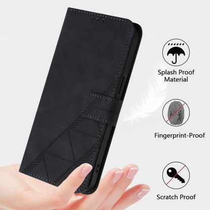 Crossbody 3D Embossed Flip Leather Phone Case, For Realme 14 Pro+, For Realme 14 Pro, For Realme GT7 Pro 5G, For Realme 13 Pro / 13 Pro+ 5G, For Realme GT 6 5G Global, For Realme GT 6T 5G Global, For Realme C21Y, For Realme C17 / 7i