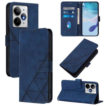 Crossbody 3D Embossed Flip Leather Phone Case, For Realme 16T 5G Global, For Realme C85 5G / 15X 5G India, For Realme 16 Pro+ 5G Global, For Realme 16 Pro 5G Global, For Realme P4X 5G, For Realme C71 4G India, For Realme P4 Pro 5G, For Realme P4 5G    ...