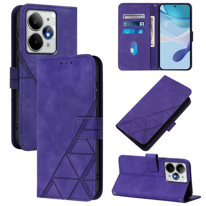 Crossbody 3D Embossed Flip Leather Phone Case, For Realme 16T 5G Global, For Realme C85 5G / 15X 5G India, For Realme 16 Pro+ 5G Global, For Realme 16 Pro 5G Global, For Realme P4X 5G, For Realme C71 4G India, For Realme P4 Pro 5G, For Realme P4 5G    ...