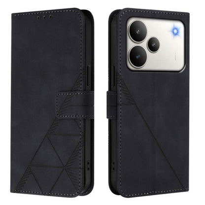 Crossbody 3D Embossed Flip Leather Phone Case, For Realme 16T 5G Global, For Realme C85 5G / 15X 5G India, For Realme 16 Pro+ 5G Global, For Realme 16 Pro 5G Global, For Realme P4X 5G, For Realme C71 4G India, For Realme P4 Pro 5G, For Realme P4 5G    ...