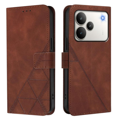 Crossbody 3D Embossed Flip Leather Phone Case, For Realme 16T 5G Global, For Realme C85 5G / 15X 5G India, For Realme 16 Pro+ 5G Global, For Realme 16 Pro 5G Global, For Realme P4X 5G, For Realme C71 4G India, For Realme P4 Pro 5G, For Realme P4 5G    ...