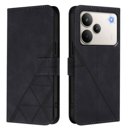 Crossbody 3D Embossed Flip Leather Phone Case, For Realme 16T 5G Global, For Realme C85 5G / 15X 5G India, For Realme 16 Pro+ 5G Global, For Realme 16 Pro 5G Global, For Realme P4X 5G, For Realme C71 4G India, For Realme P4 Pro 5G, For Realme P4 5G    ...
