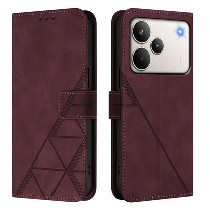 Crossbody 3D Embossed Flip Leather Phone Case, For Realme 16T 5G Global, For Realme C85 5G / 15X 5G India, For Realme 16 Pro+ 5G Global, For Realme 16 Pro 5G Global, For Realme P4X 5G, For Realme C71 4G India, For Realme P4 Pro 5G, For Realme P4 5G    ...