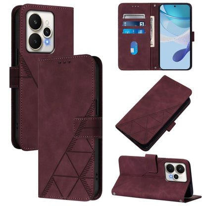 Crossbody 3D Embossed Flip Leather Phone Case, For Realme 16T 5G Global, For Realme C85 5G / 15X 5G India, For Realme 16 Pro+ 5G Global, For Realme 16 Pro 5G Global, For Realme P4X 5G, For Realme C71 4G India, For Realme P4 Pro 5G, For Realme P4 5G    ...