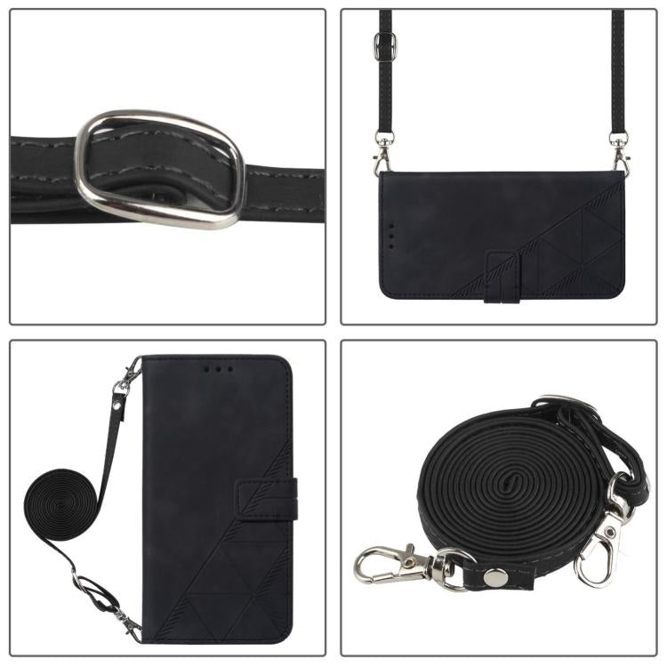 Crossbody 3D Embossed Flip Leather Phone Case, For Realme 16T 5G Global, For Realme C85 5G / 15X 5G India, For Realme 16 Pro+ 5G Global, For Realme 16 Pro 5G Global, For Realme P4X 5G, For Realme C71 4G India, For Realme P4 Pro 5G, For Realme P4 5G    ...