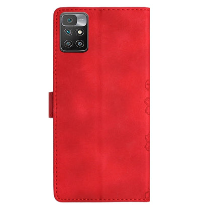 Cherry Blossom Butterfly Skin Feel Embossed PU Phone Case, For Xiaomi Redmi 10, For Xiaomi Redmi Note 10 5G, For Xiaomi Redmi Note 10S, For Xiaomi Redmi Note 10 Pro Max, For Xiaomi Redmi Note 10 Pro, For Xiaomi Redmi Note 10 4G                         ...