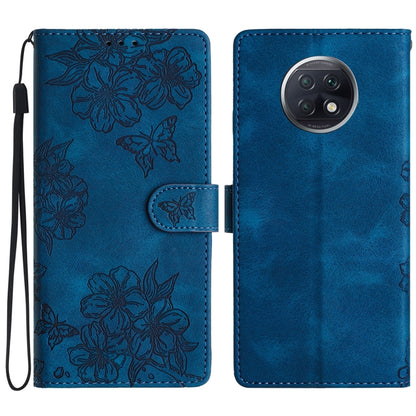 Cherry Blossom Butterfly Skin Feel Embossed PU Phone Case, For Xiaomi Redmi 10, For Xiaomi Redmi Note 10 5G, For Xiaomi Redmi Note 10S, For Xiaomi Redmi Note 10 Pro Max, For Xiaomi Redmi Note 10 Pro, For Xiaomi Redmi Note 10 4G                         ...