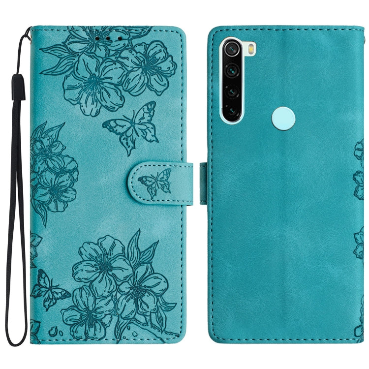 Cherry Blossom Butterfly Skin Feel Embossed PU Phone Case, For Xiaomi Redmi 10, For Xiaomi Redmi Note 10 5G, For Xiaomi Redmi Note 10S, For Xiaomi Redmi Note 10 Pro Max, For Xiaomi Redmi Note 10 Pro, For Xiaomi Redmi Note 10 4G                         ...