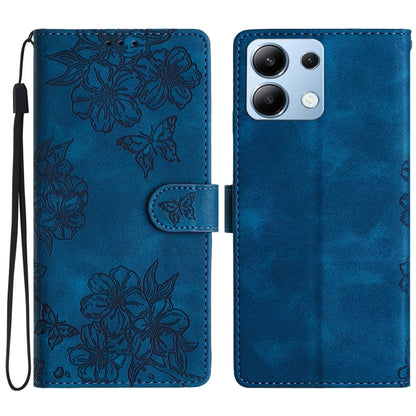 Cherry Blossom Butterfly Skin Feel Embossed PU Phone Case, For Redmi K90 Pro Max/Poco F8 Ultra, For Redmi K90/Poco F8 Pro, For Redmi 15C 5G/4G EU 173mm/Poco C85 5G, For Redmi 15 5G / 4G EU 171mm, For Redmi 15C 5G/4G Global 171mm/Poco C85 4G            ...
