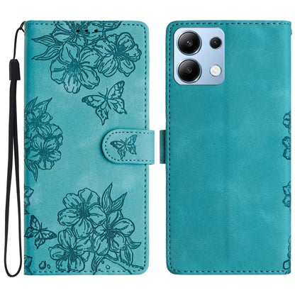 Cherry Blossom Butterfly Skin Feel Embossed PU Phone Case, For Redmi K90 Pro Max/Poco F8 Ultra, For Redmi K90/Poco F8 Pro, For Redmi 15C 5G/4G EU 173mm/Poco C85 5G, For Redmi 15 5G / 4G EU 171mm, For Redmi 15C 5G/4G Global 171mm/Poco C85 4G            ...