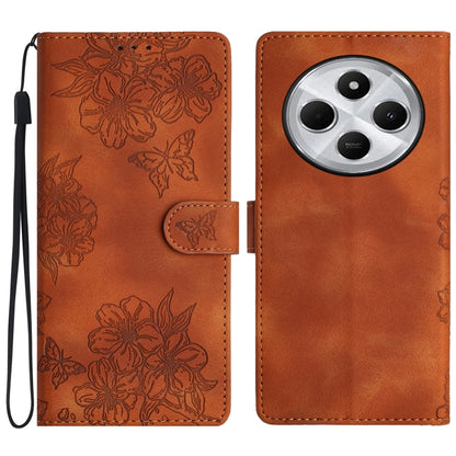Cherry Blossom Butterfly Skin Feel Embossed PU Phone Case, For Redmi K90 Pro Max/Poco F8 Ultra, For Redmi K90/Poco F8 Pro, For Redmi 15C 5G/4G EU 173mm/Poco C85 5G, For Redmi 15 5G / 4G EU 171mm, For Redmi 15C 5G/4G Global 171mm/Poco C85 4G            ...