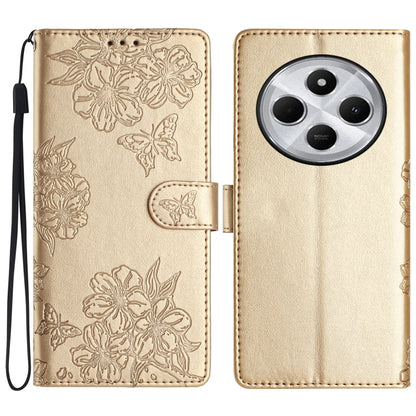 Cherry Blossom Butterfly Skin Feel Embossed PU Phone Case, For Redmi K90 Pro Max/Poco F8 Ultra, For Redmi K90/Poco F8 Pro, For Redmi 15C 5G/4G EU 173mm/Poco C85 5G, For Redmi 15 5G / 4G EU 171mm, For Redmi 15C 5G/4G Global 171mm/Poco C85 4G            ...