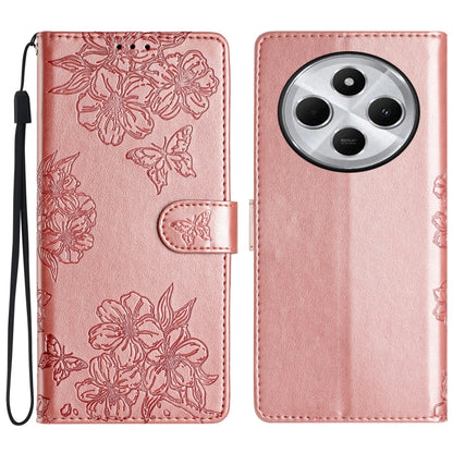 Cherry Blossom Butterfly Skin Feel Embossed PU Phone Case, For Redmi K90 Pro Max/Poco F8 Ultra, For Redmi K90/Poco F8 Pro, For Redmi 15C 5G/4G EU 173mm/Poco C85 5G, For Redmi 15 5G / 4G EU 171mm, For Redmi 15C 5G/4G Global 171mm/Poco C85 4G            ...