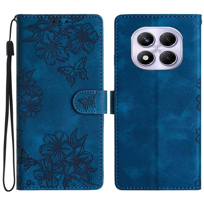 Cherry Blossom Butterfly Skin Feel Embossed PU Phone Case, For Redmi K90 Pro Max/Poco F8 Ultra, For Redmi K90/Poco F8 Pro, For Redmi 15C 5G/4G EU 173mm/Poco C85 5G, For Redmi 15 5G / 4G EU 171mm, For Redmi 15C 5G/4G Global 171mm/Poco C85 4G            ...