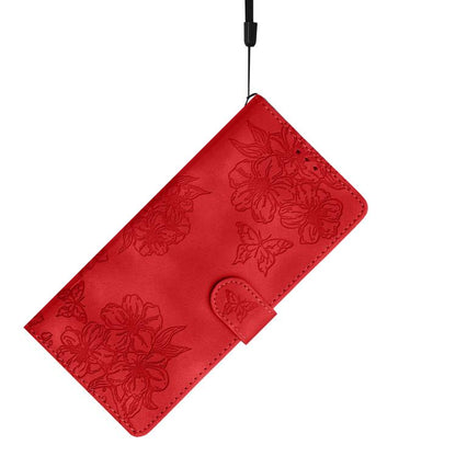 Cherry Blossom Butterfly Skin Feel Embossed PU Phone Case, For Redmi K90 Pro Max/Poco F8 Ultra, For Redmi K90/Poco F8 Pro, For Redmi 15C 5G/4G EU 173mm/Poco C85 5G, For Redmi 15 5G / 4G EU 171mm, For Redmi 15C 5G/4G Global 171mm/Poco C85 4G            ...