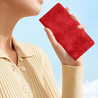 Cherry Blossom Butterfly Skin Feel Embossed PU Phone Case, For Redmi K90 Pro Max/Poco F8 Ultra, For Redmi K90/Poco F8 Pro, For Redmi 15C 5G/4G EU 173mm/Poco C85 5G, For Redmi 15 5G / 4G EU 171mm, For Redmi 15C 5G/4G Global 171mm/Poco C85 4G            ...