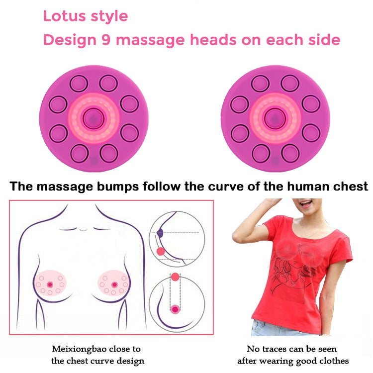 Bluetooth  Breast Massager with Anti-sagging And Remote Control, APP Models