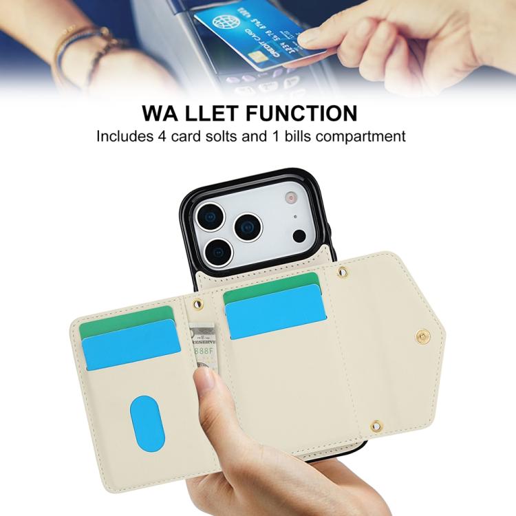 Splicing Rhombic Texture Card Bag Phone Case with Long Lanyard, For iPhone 18 Pro / 17 Pro, For iPhone 18 Pro Max / 17 Pro Max, For iPhone 17e / 16e, For iPhone 17, For iPhone Air, For iPhone 16 Pro Max, For iPhone 16 Pro, For iPhone 16 Plus           ...