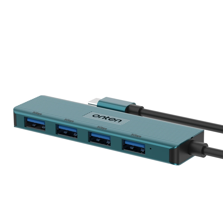 Onten UC621 5Gbps USB-C / Type-C to USB 3.2 Gen1 4 in 1 Multi-function HUB Docking Station, UC621
