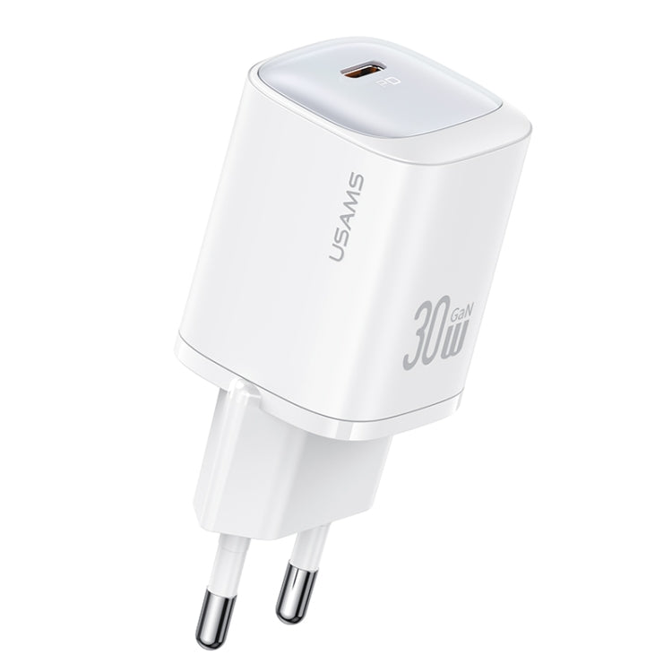 USAMS CC251 30W USB-C / Type-C GaN Fast Charger, EU Plug, CC251