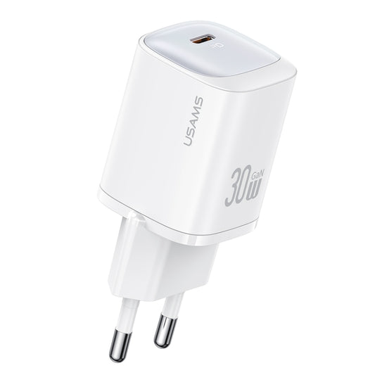 USAMS CC251 30W USB-C / Type-C GaN Fast Charger, EU Plug, CC251