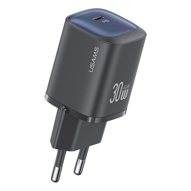 USAMS CC251 30W USB-C / Type-C GaN Fast Charger, EU Plug, CC251