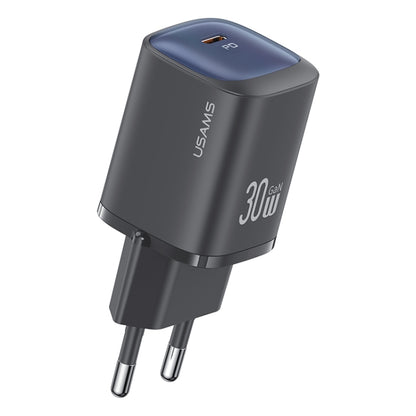 USAMS CC251 30W USB-C / Type-C GaN Fast Charger, EU Plug, CC251