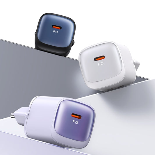 USAMS CC251 30W USB-C / Type-C GaN Fast Charger, EU Plug, CC251