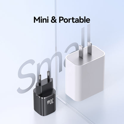 USAMS CC251 30W USB-C / Type-C GaN Fast Charger, EU Plug, CC251