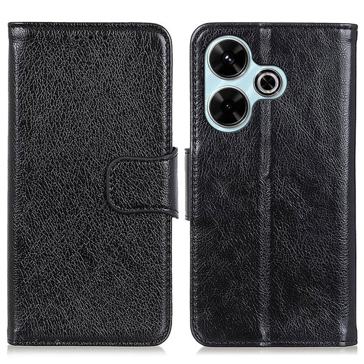 Nappa Texture Horizontal Flip Leather Phone Case, For Redmi Turbo 4 Pro, For Redmi Turbo 4, For Redmi 14C 4G, For Xiaomi Redmi 13 4G